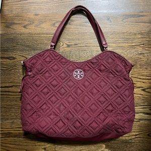 Tory Burch Quilted Slouchy Diaper Bag